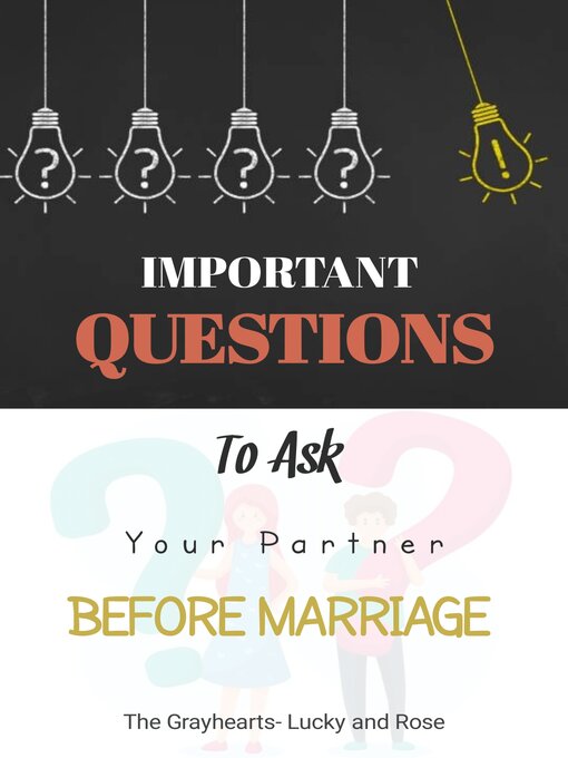 Cover image for IMPORTANT QUESTIONS TO ASK YOUR PARTNER BEFORE MARRIAGE